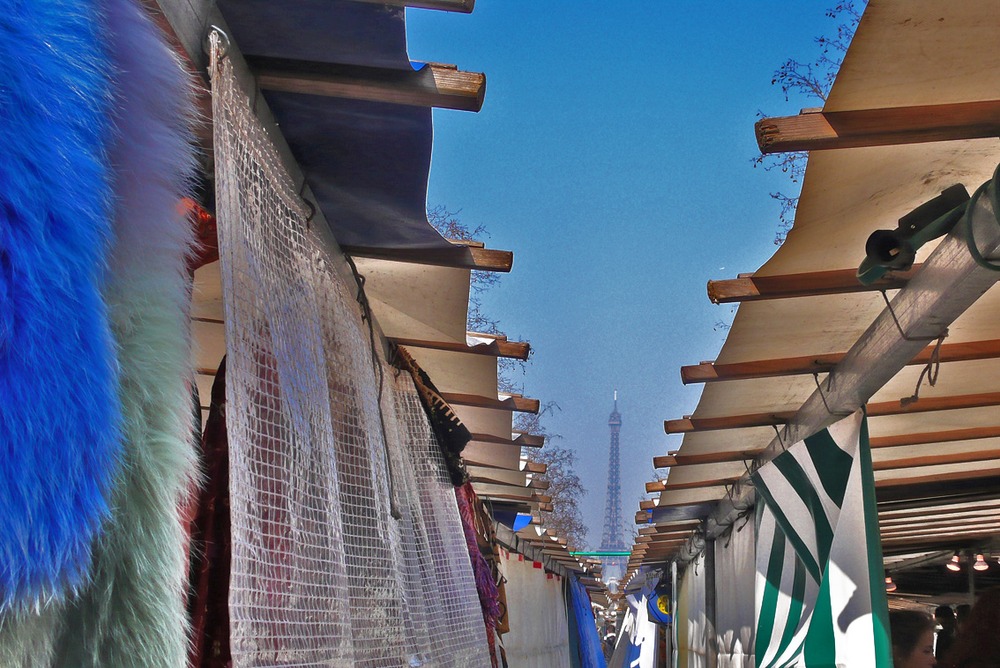 marché avec vue, Paris