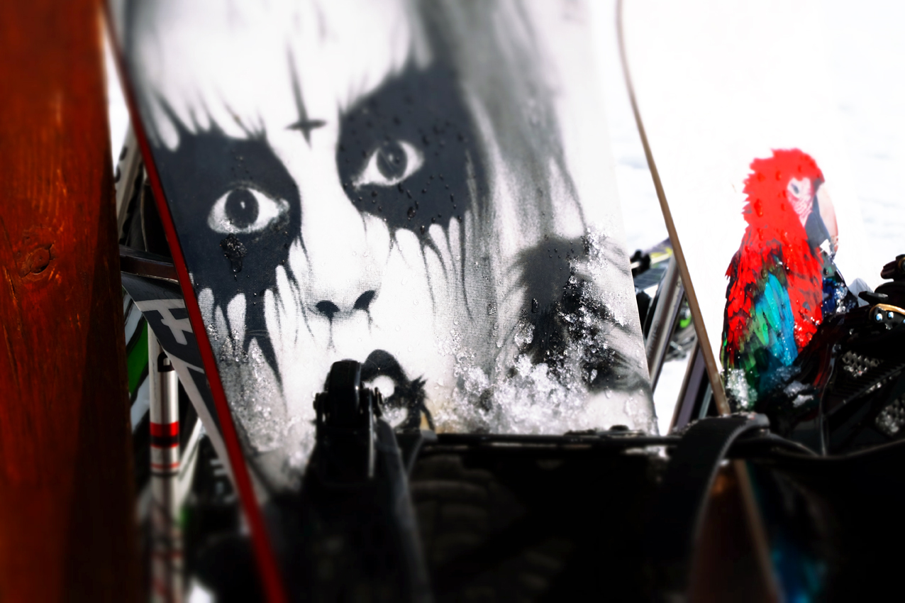 SNOWBOARD, MERIBEL by Véronique