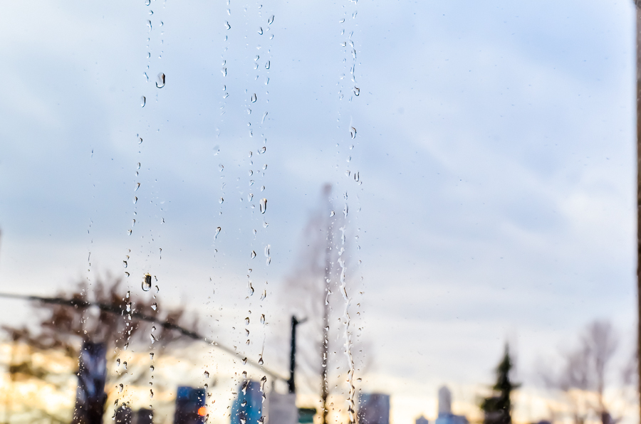 RAIN DROPS, NYC by Carine